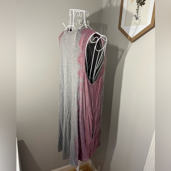 RVCA Tank sucker punched dress ombré side size S with pockets t shirt dress - Picture 4 of 4